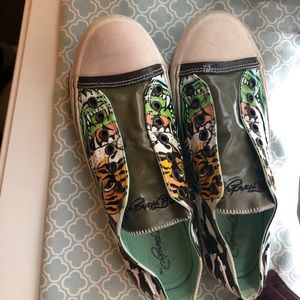 Size 7 Ed Hardy shoes
